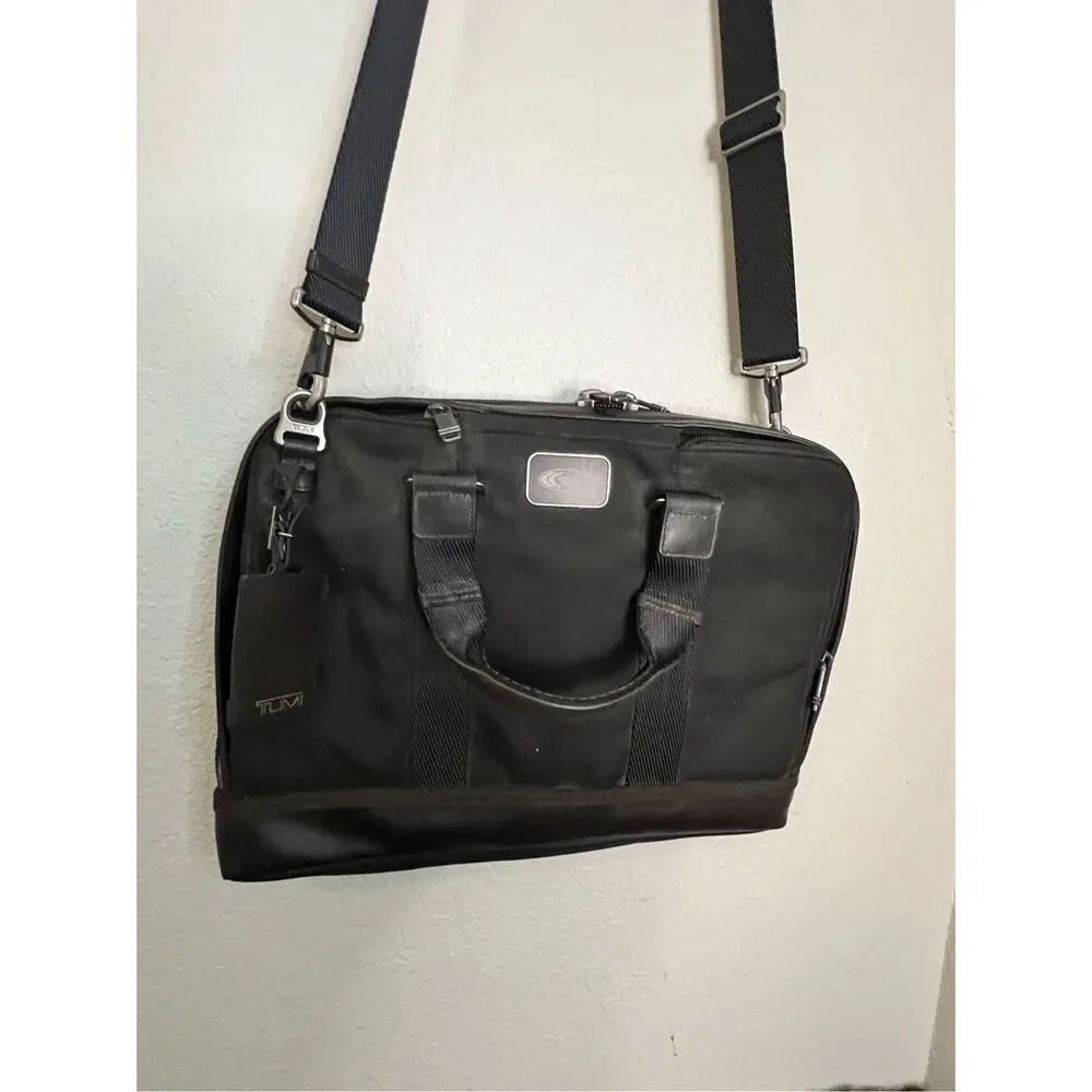 Tumi business bag alpha bravo Andersen slim commuter brief Hickory laptop
